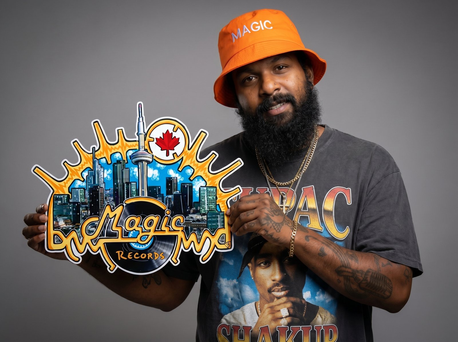 Ray Magic in the Magic Records studio